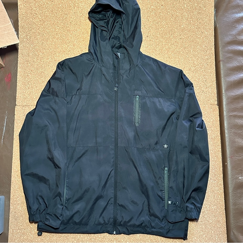 DC Shoes Black Windbreaker Full Zip XXL